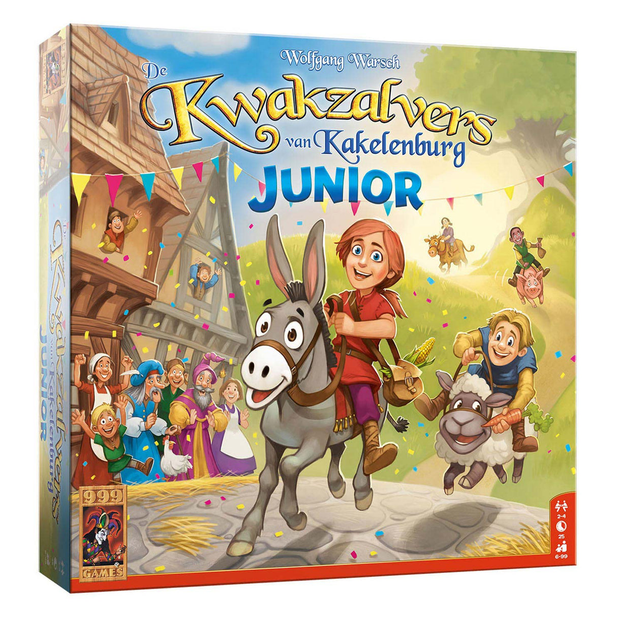 999Games De Kwakzalvers van Kakelenburg Junior Bordspel