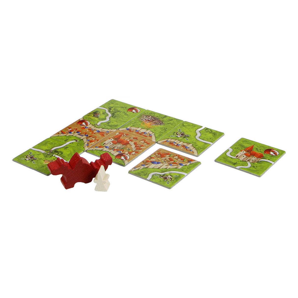 999 IGRAMES CARCASONNE: Zmaj, Fee in Jonkwoman Expansion Board Game