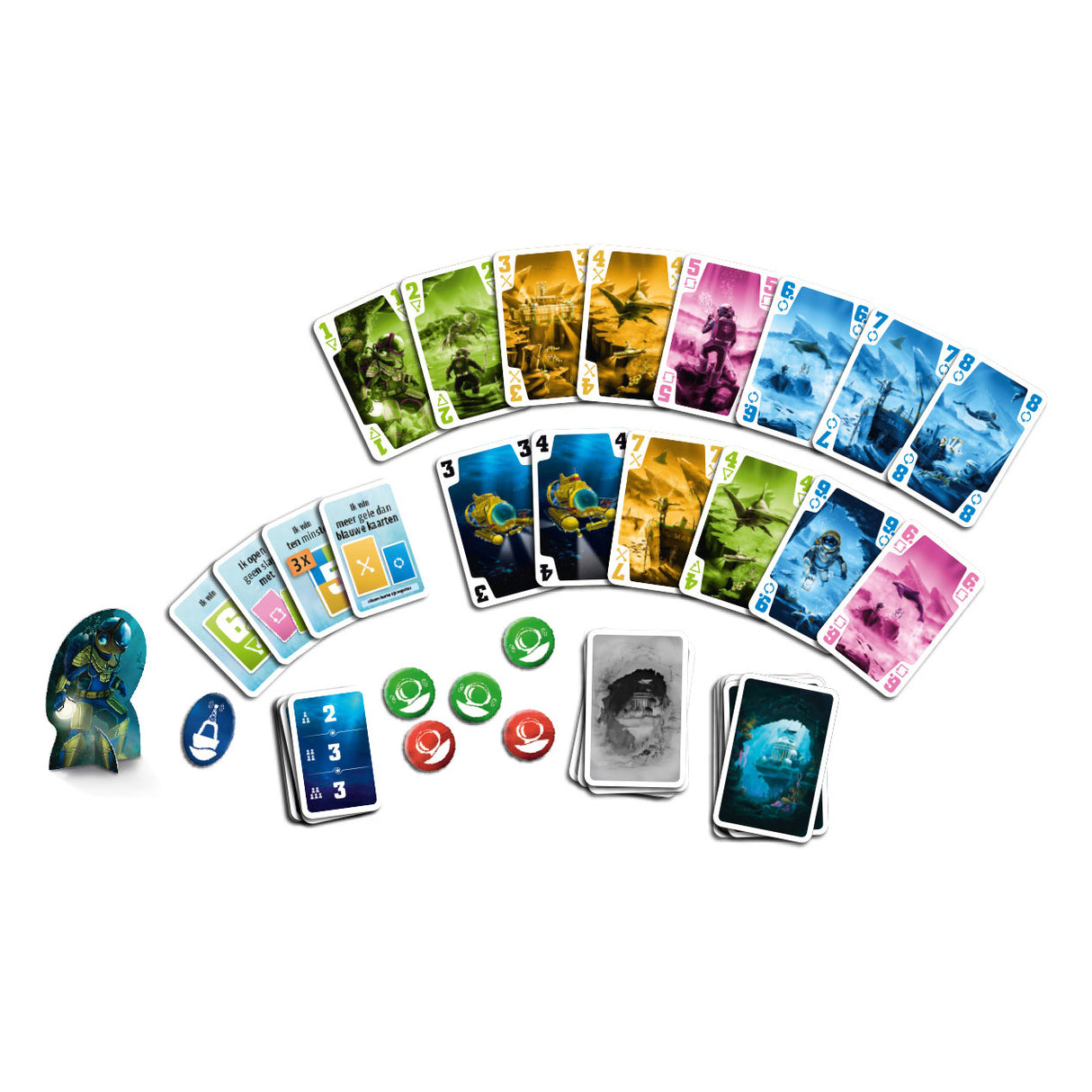 999 Games de Crew Mission Diepzee Card Game