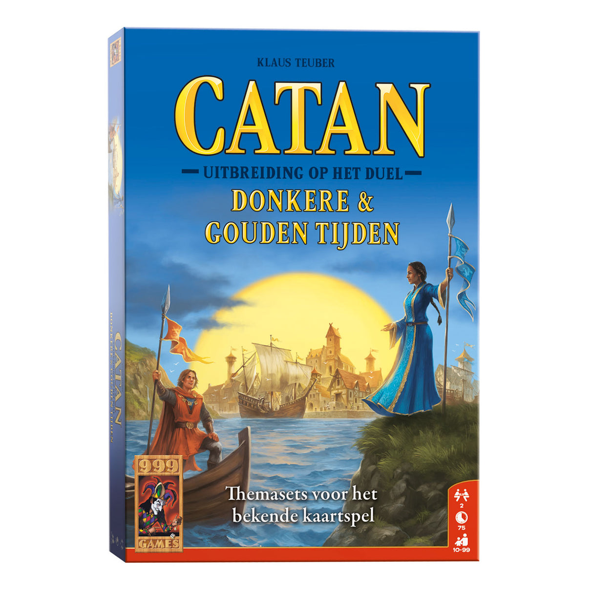 999Games Catan: el juego de mesa Duel Donker Donker Golden Times