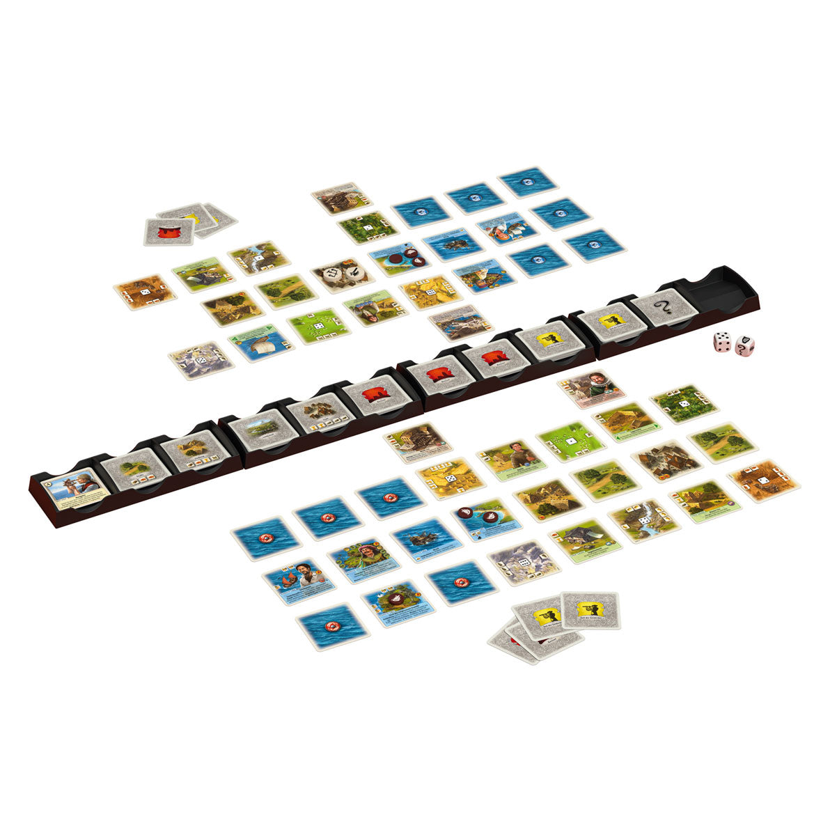 999 Games Catan: Duel Donker Golden Times -brettspillet