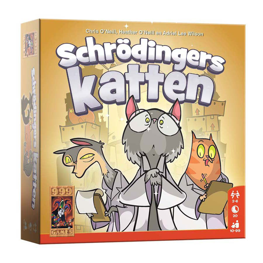 999games 999 games Schrödinger's Cats card game (Dutch, 2 - 6 players, 20 minutes, 10+ years)