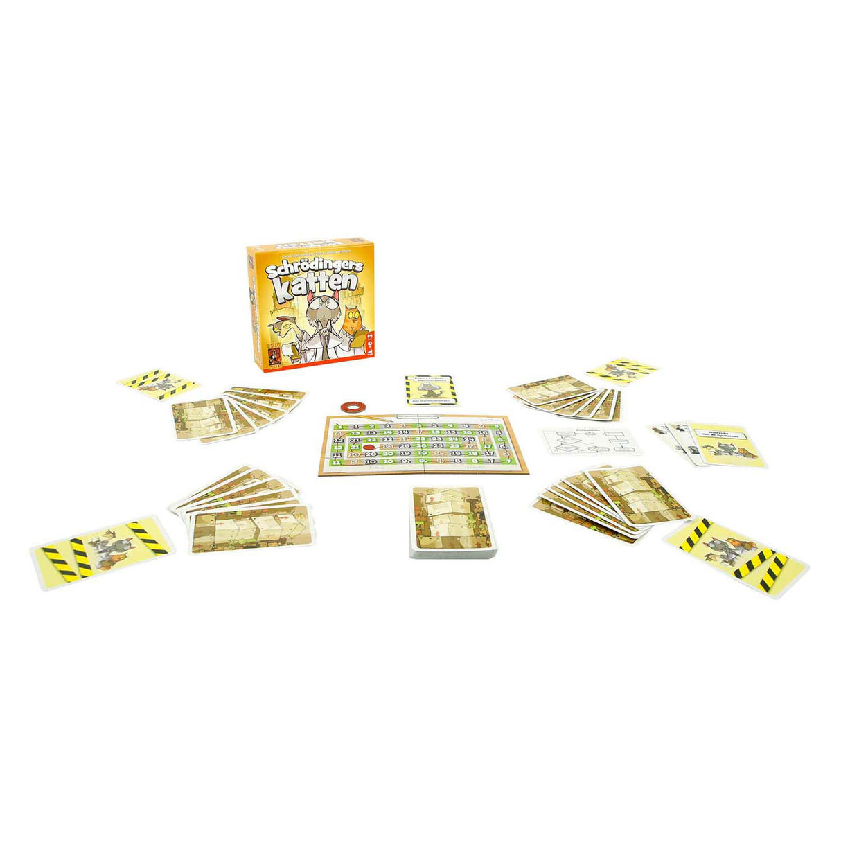 999games 999 games Schrödinger's Cats card game (Dutch, 2 - 6 players, 20 minutes, 10+ years)