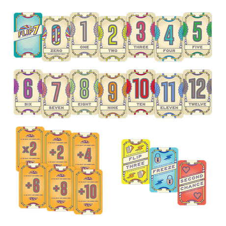 999 Games 999 Games Flip 7 Compact English Version - Card Game