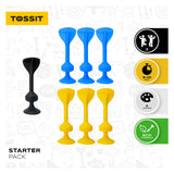 Spiel-Tossit-Starterpaket gelb - blau