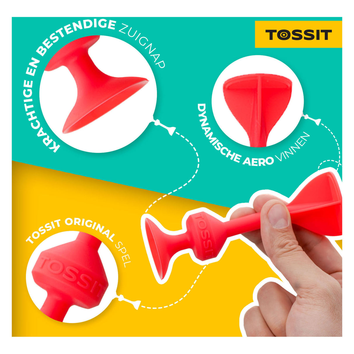 Spiel-Tossit-Starterpaket gelb - blau