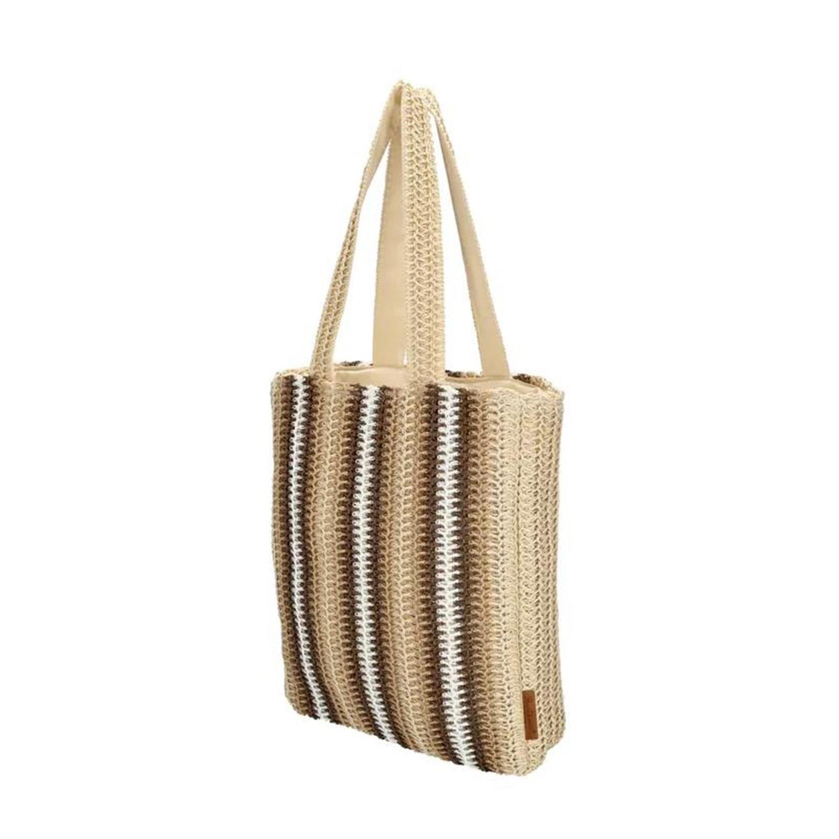 Pe-florence shopper natural 33x38x8cm