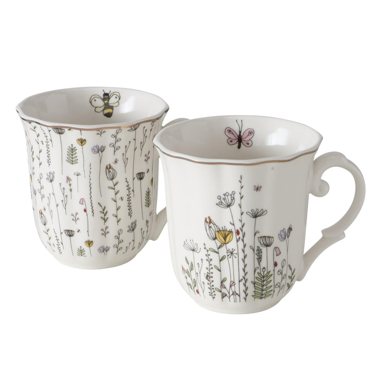 Boltze home mug chamomile flowers 350ml
