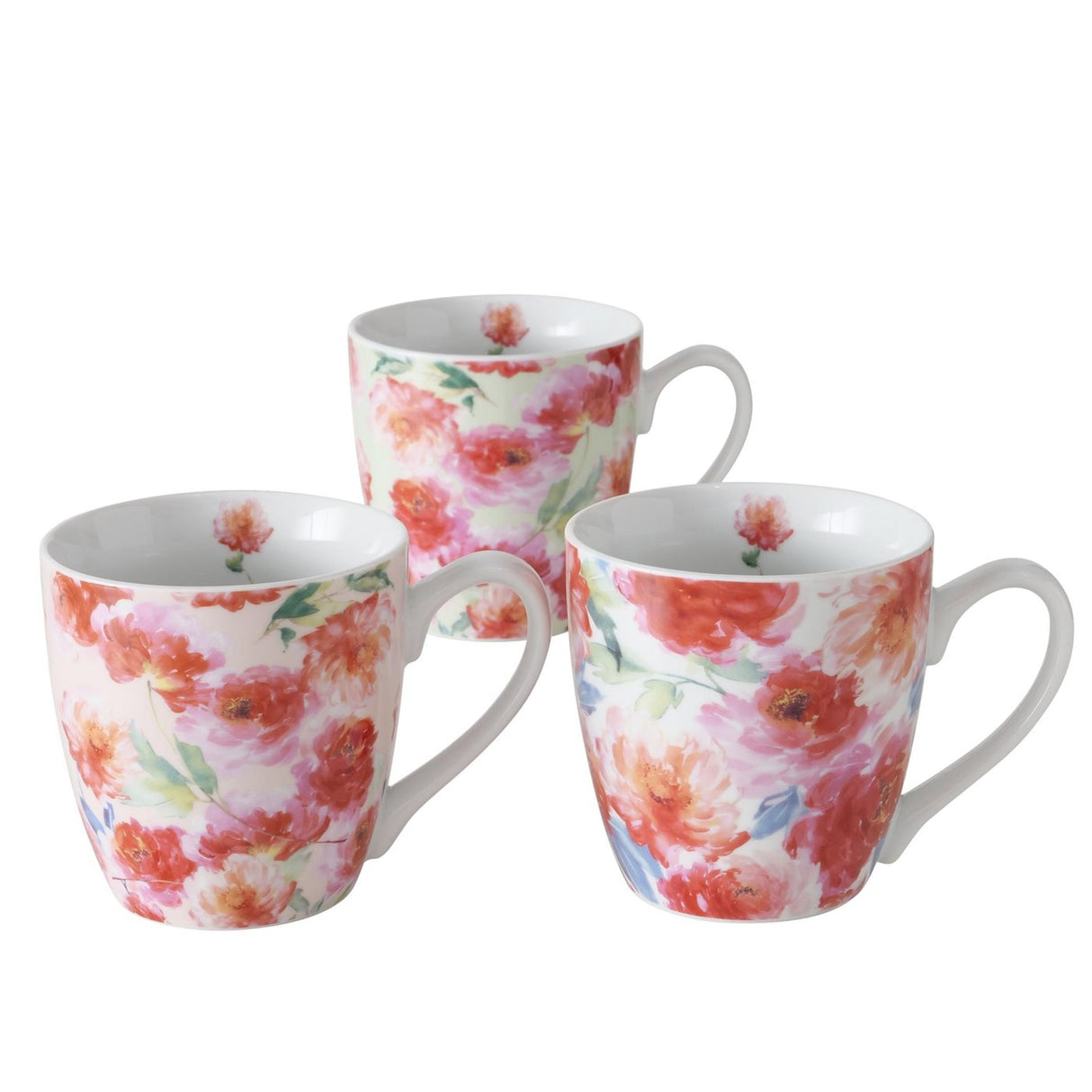 Boltze home jumbo mug karella with flowers 480ml