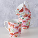Boltze home jumbo mug karella with flowers 480ml
