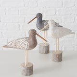 Boltze home statue godwit wood h22cm