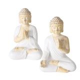 Boltze home statue buddha h8.5cm 2 assorted