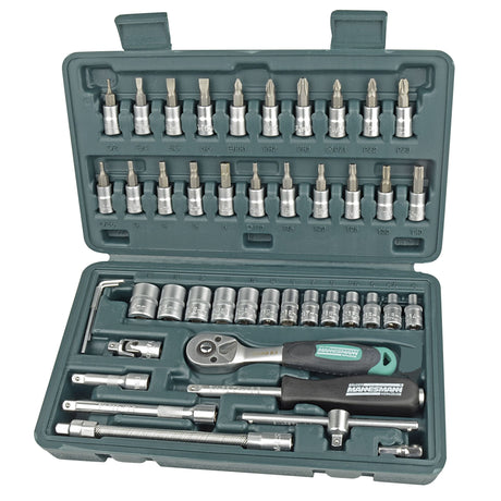 Brüder Mannesmann Socket Box SL 46 Stk 1 4 (Hobby) - 2040