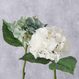 Boltze home artificial flower hydrangea 2 assorted