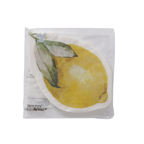 Boltze hem servetter citron 12-delat papper