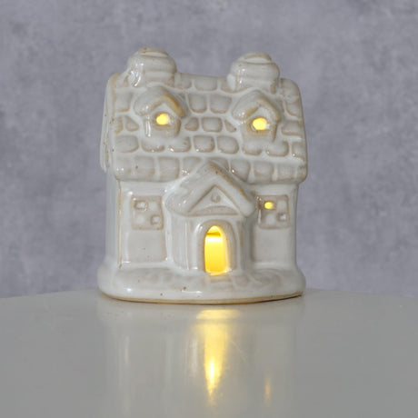 Boltze home deco name Cristo akmuo su LED h7cm balta