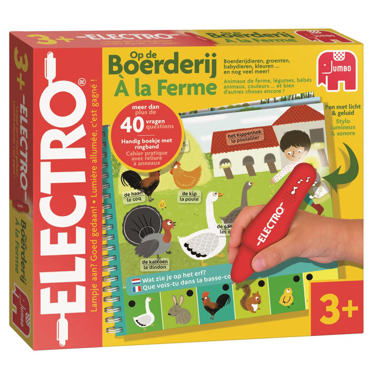 Jumbo Electro Wonderpen Mini Farm Farm Educational Game