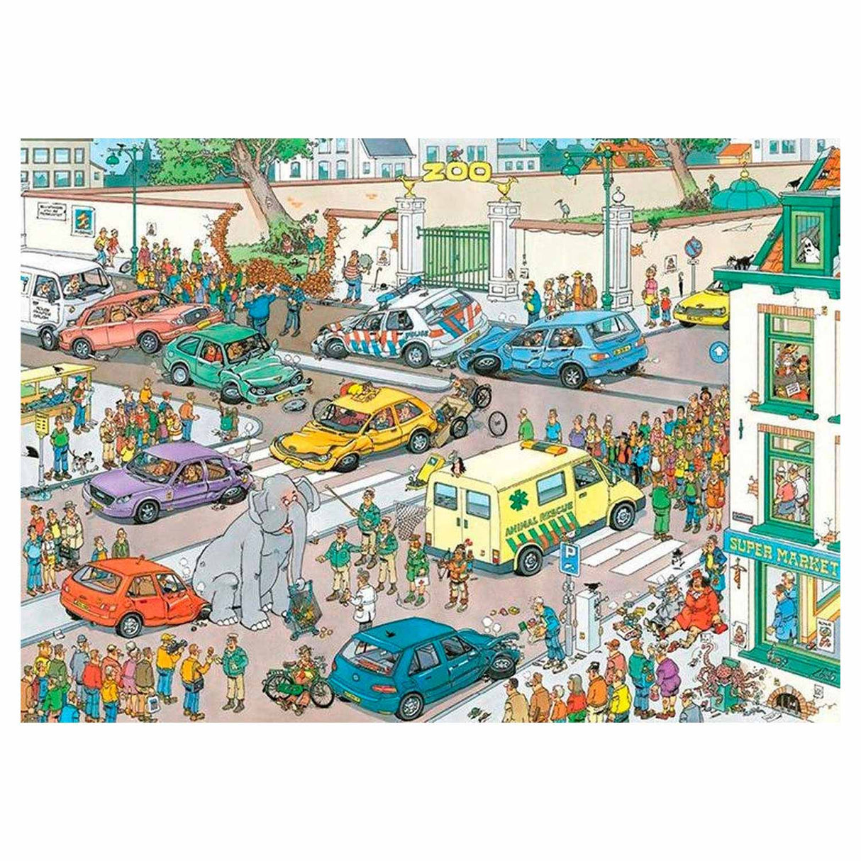 Jumbo Jan van Haasteren jigsaw puzzle - goes shopping, 1000 pcs.