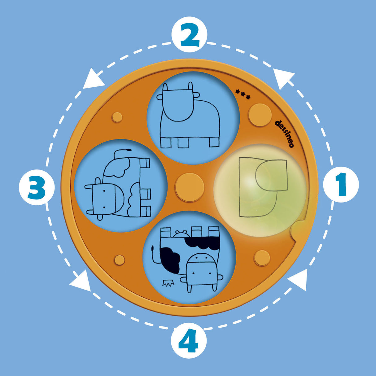 Risalni projektor za risanje Jumbo Dessineo