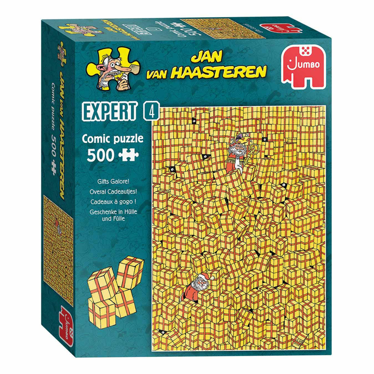 Jan Van Haasteren Pluz Puzzle Expert 4 overalt præsenterer!, 500