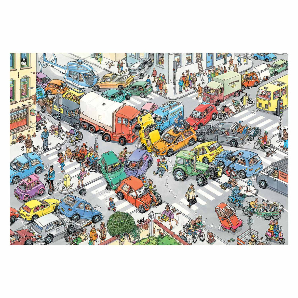 Jan Van Haasteren Legpuzzle - Traffic Chaos, 3000st.