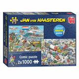 Jan Van Haasteren Jigsaw Puzzle Chaos, 2x1000st.