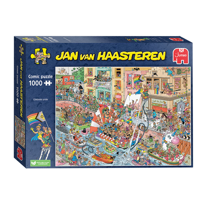 Jan Van Haasteren Jigsaw Puzzle Celebrate Pride! 1000st.