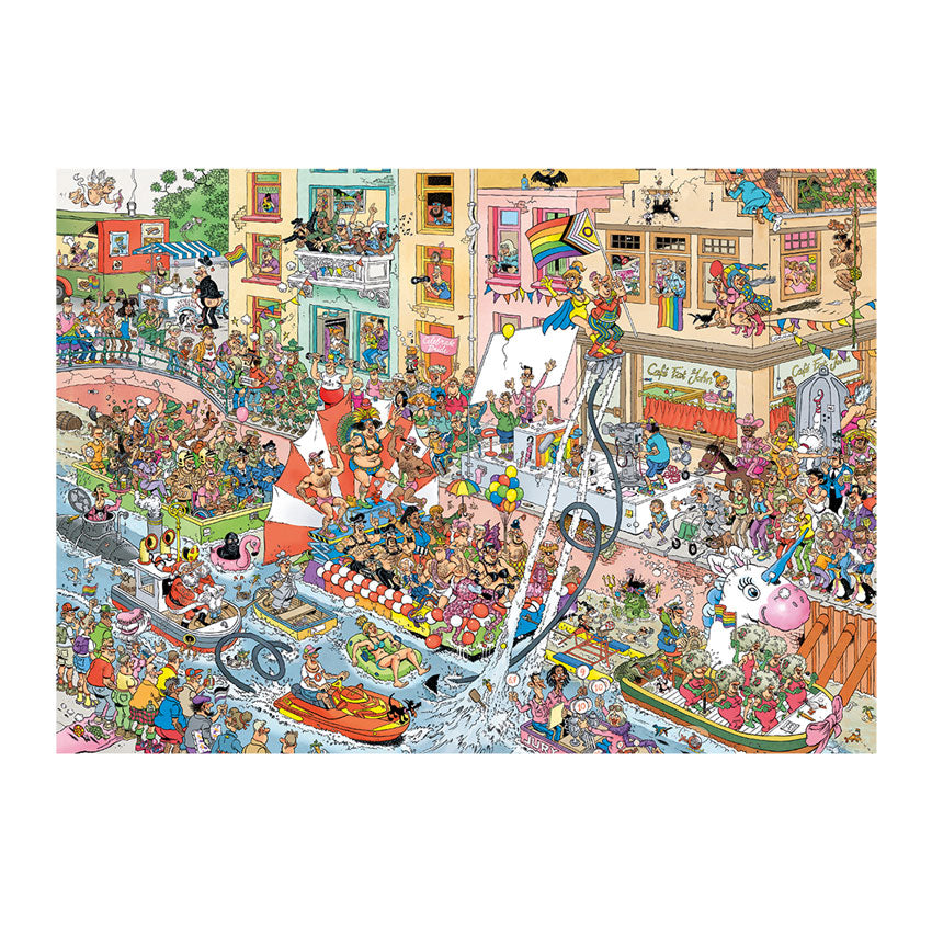 Jan van Haasteren jigsaw puzzle Celebrate Pride!, 1000st.