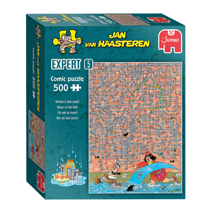 Jan Van Haasteren Jigsaw Puzzle Expert 05 Kje je puščanje? 500ST.