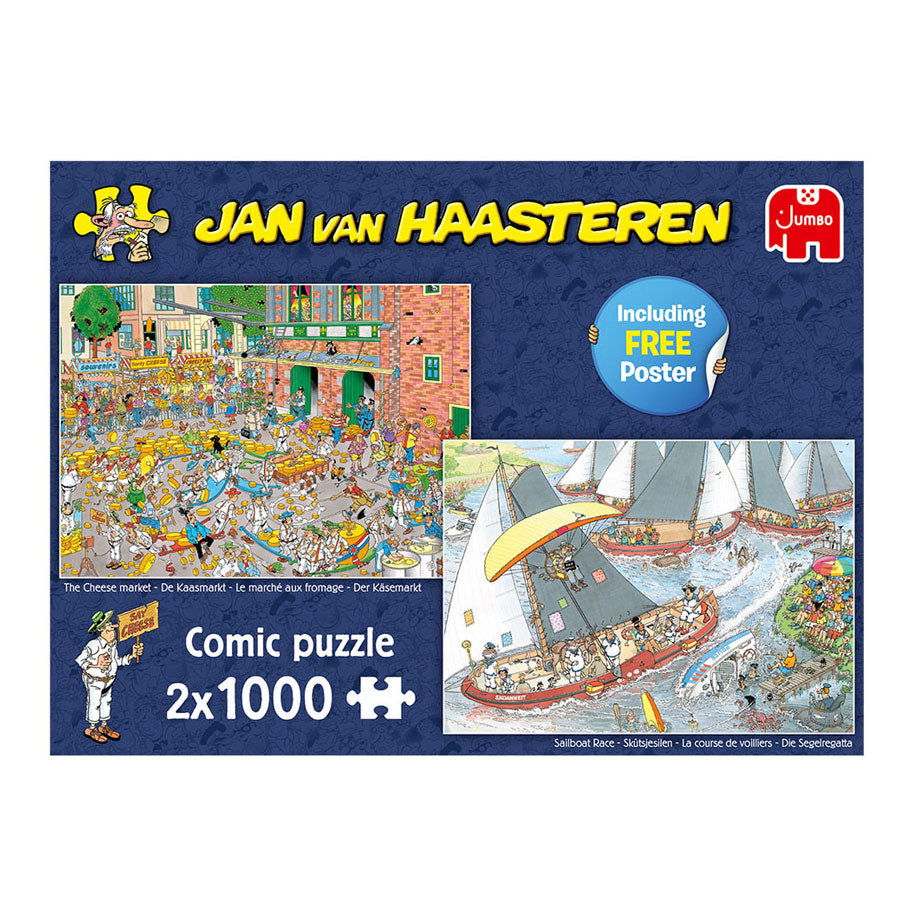 Jan van Haasteren Jigsaw Puzzle Dutch Traditions, 2x1000st.