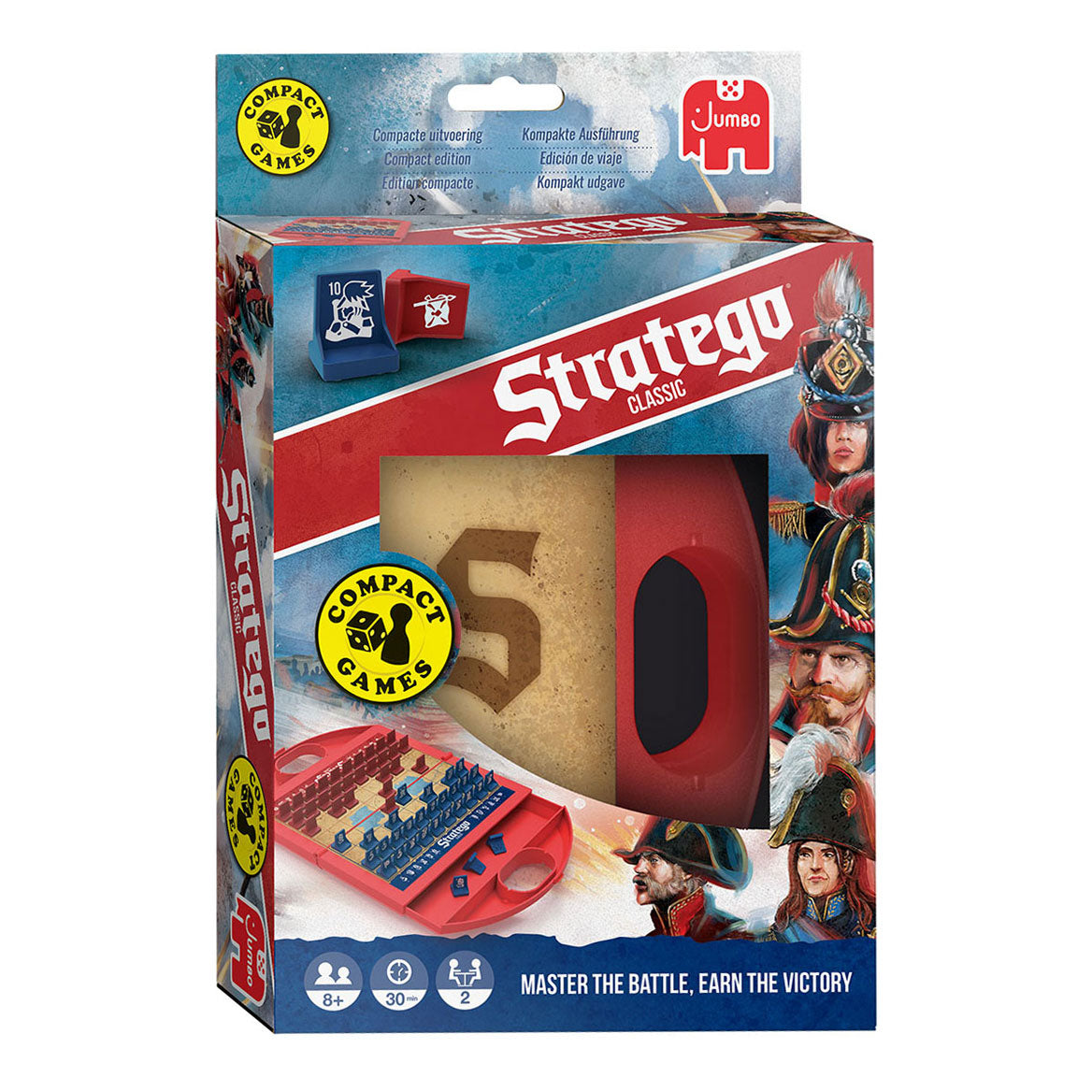 Jumbo Stratego Compact board Travel game