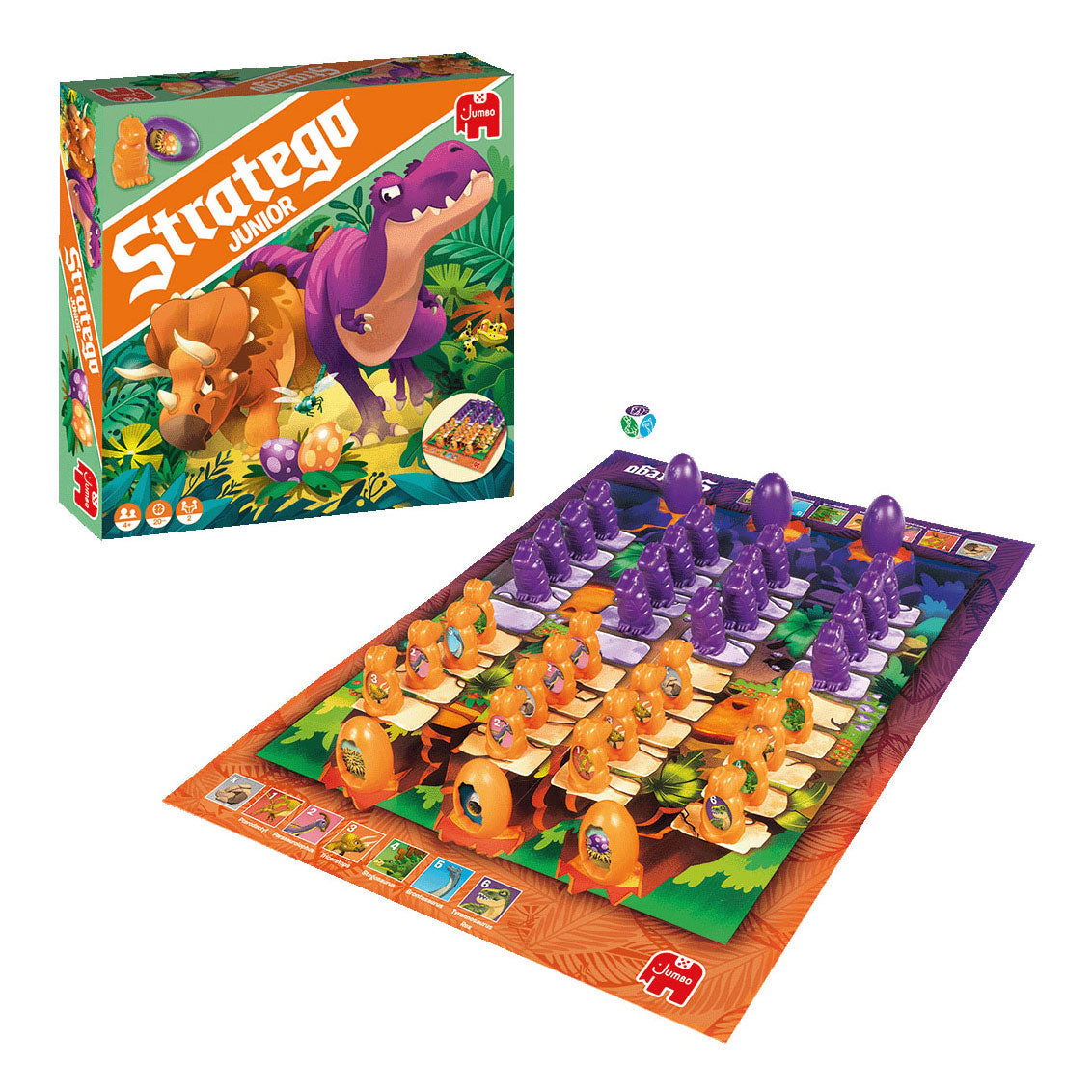 Jumbo Strategon Junior Dino's Board Game