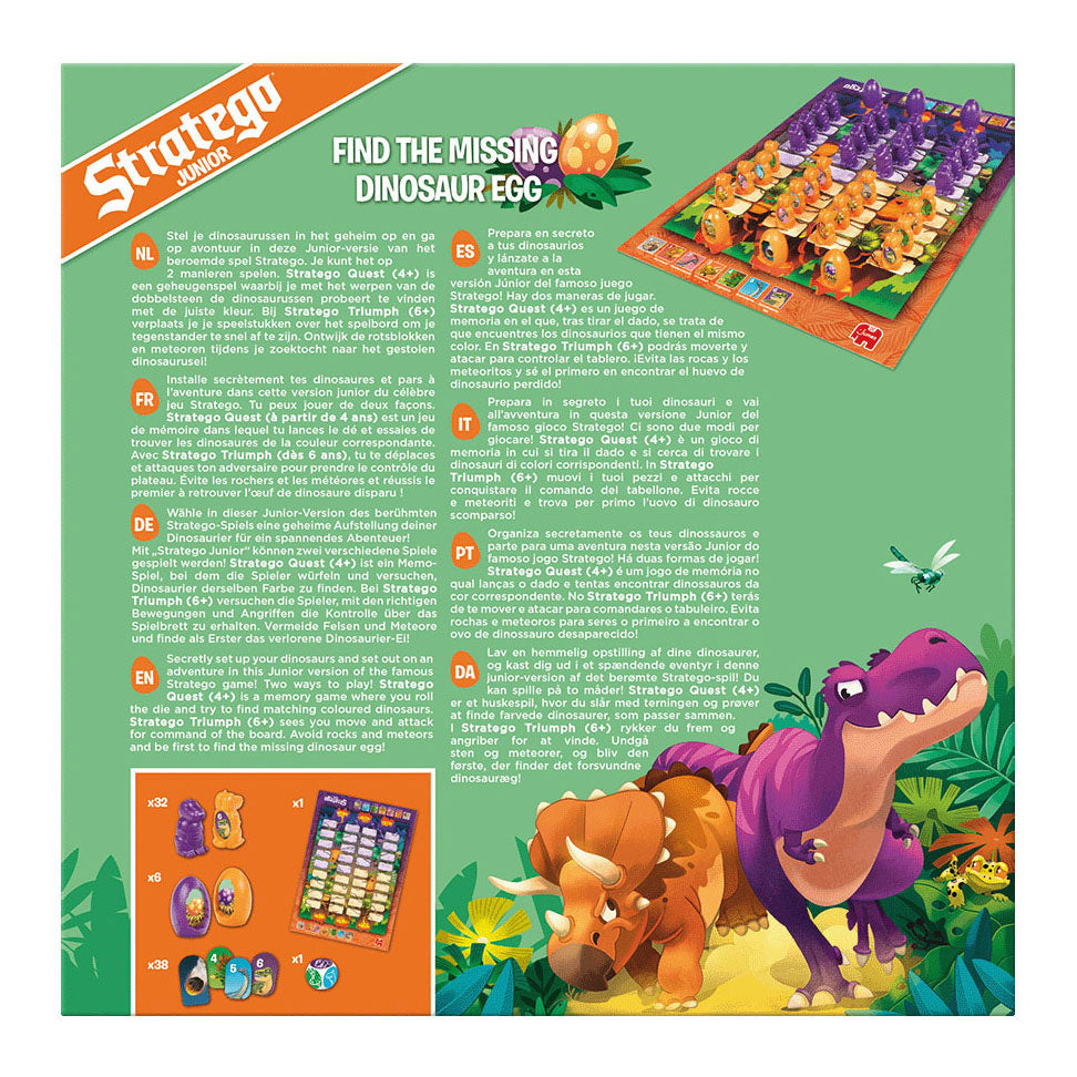 Jumbo Strategon Junior Dino's Board Game