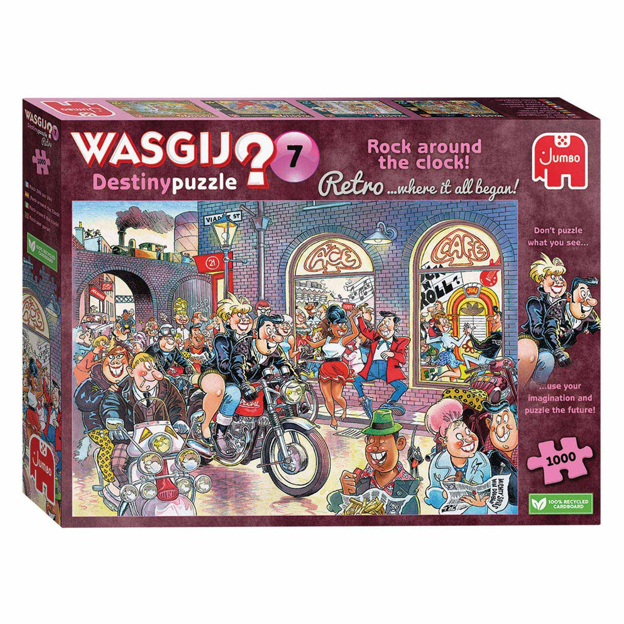 Jumbo Wasgij Retro Destiny 7 Rock the clock!, 1000st.