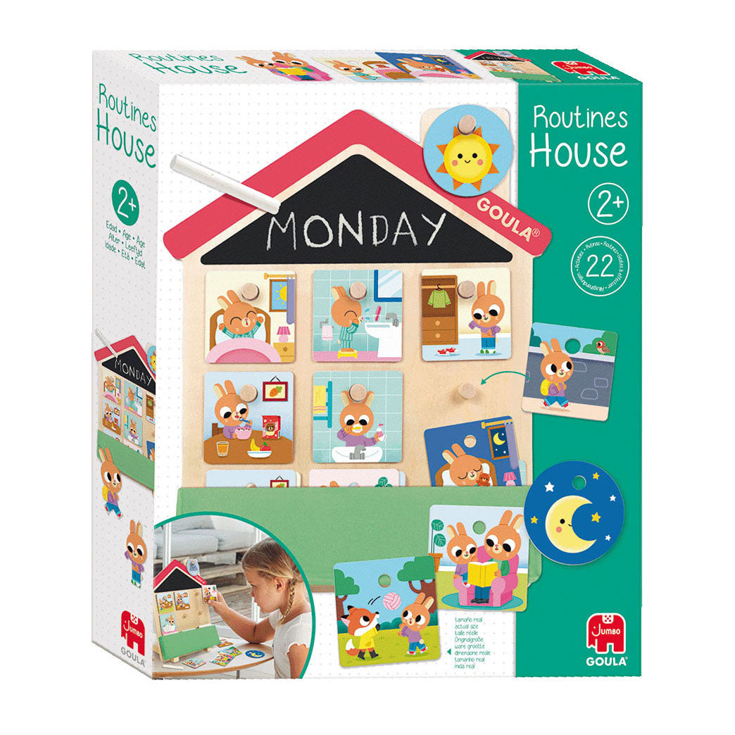 Jumbo Routines House Educational Wooden Game