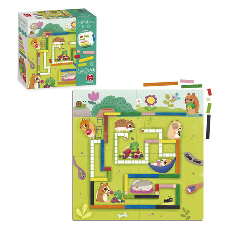 Jumbo Goula Hamster 1 bis 10 pädagogesch Mathematik Spill