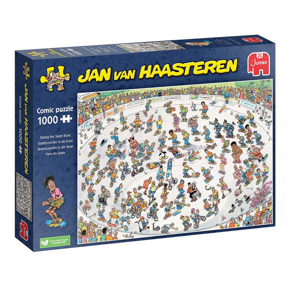 Jan Van Haasteren Pluzzle - Skateboarding v skledi, 1000st.