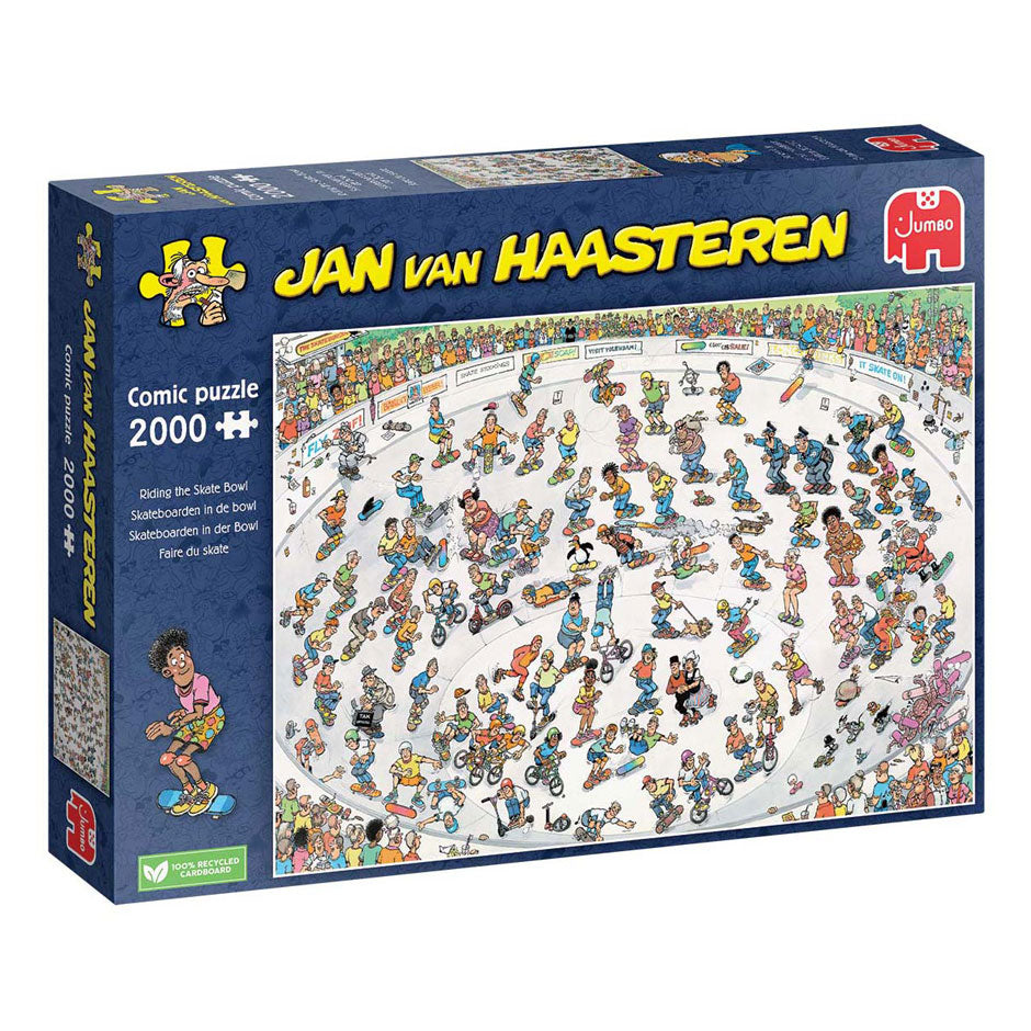 Jan Van Haasteren Pluzzle - Skateboarding in der Schüssel, 2000st.