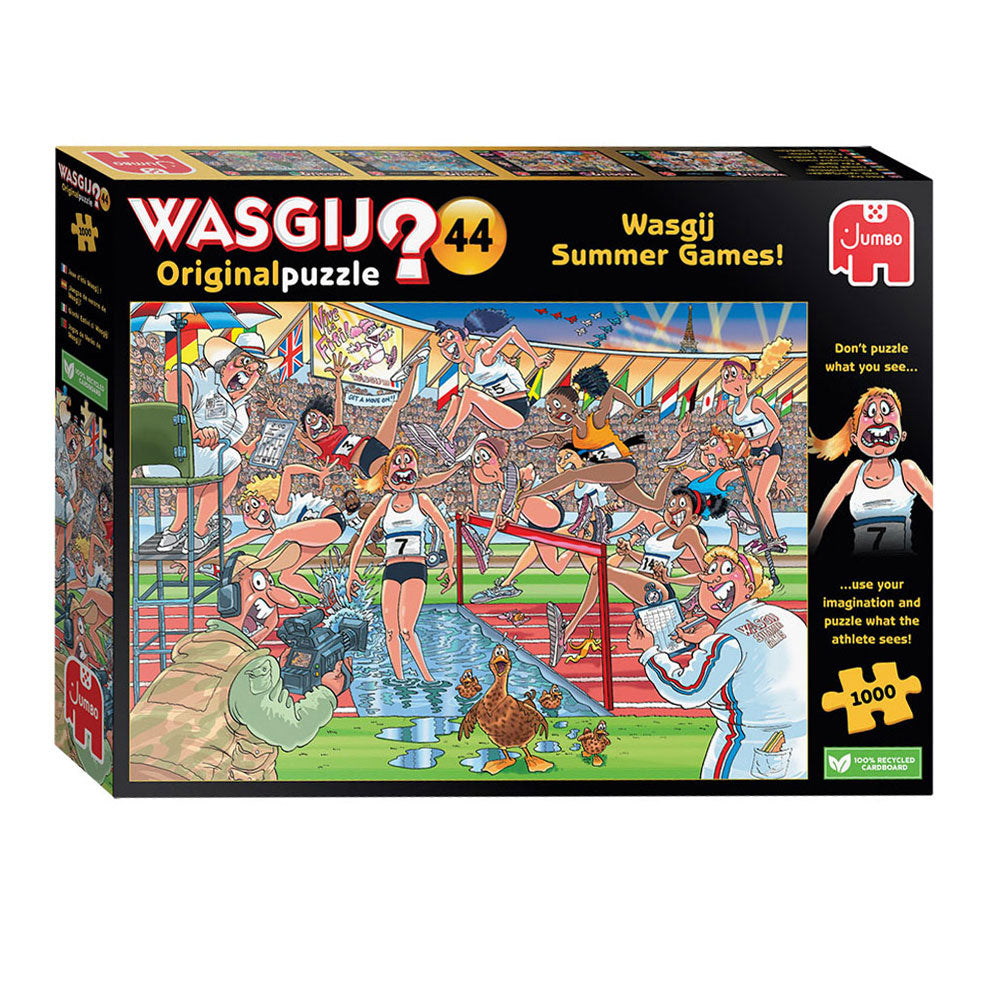 Jumbo Wasgij Original 44 Jigsaw Puzzle - Summer Games!, 1000st.