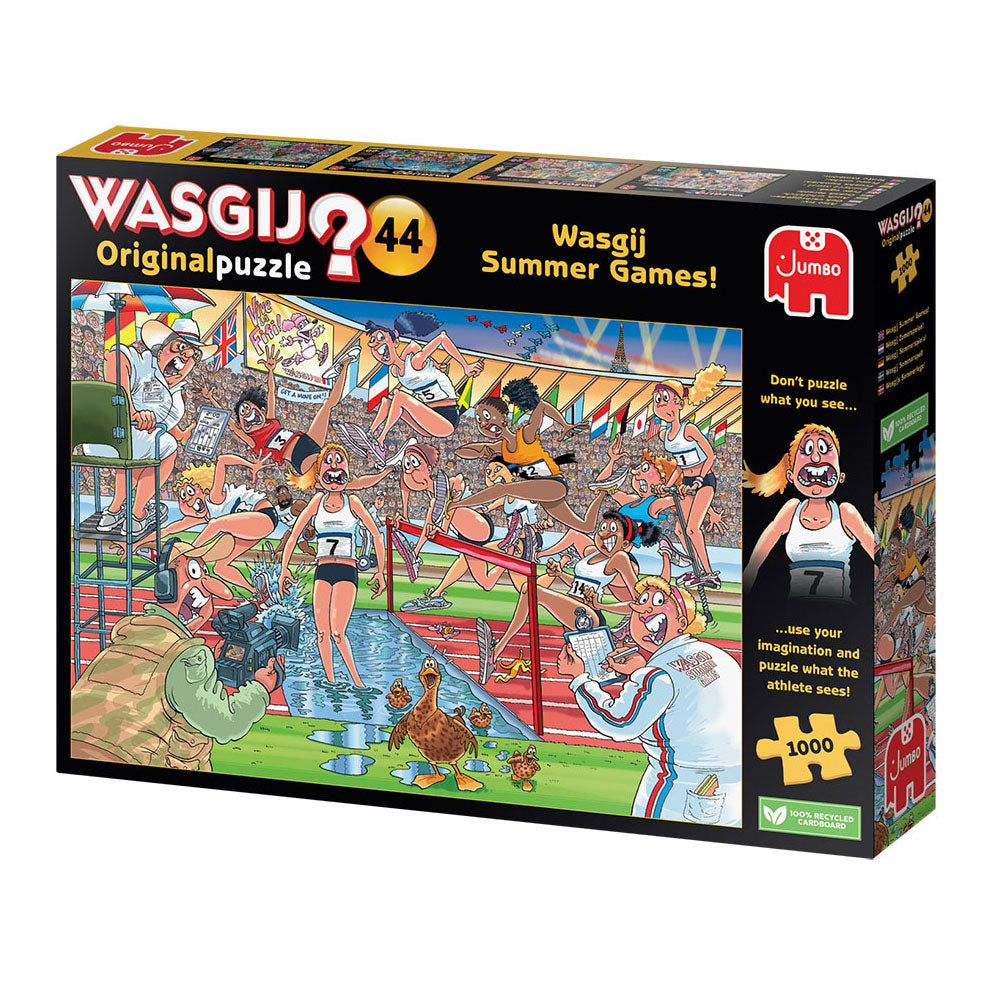 Jumbo Wasgij Original 44 Jigsaw Puzzle - Summer Games!, 1000st.