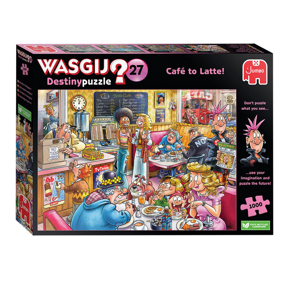 Jumbo Washij Destiny 27 jigsaw puzzle De Koffieshop!, 1000st.