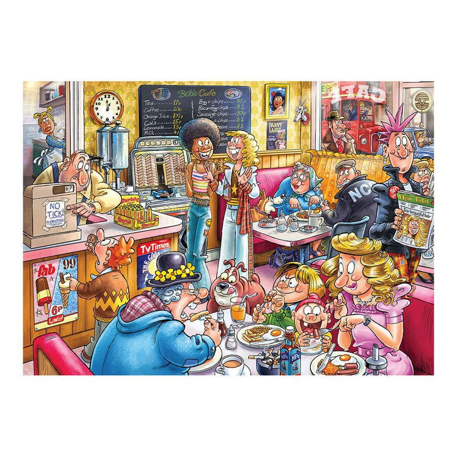 Jumbo Washij Destiny 27 jigsaw puzzle De Koffieshop!, 1000st.