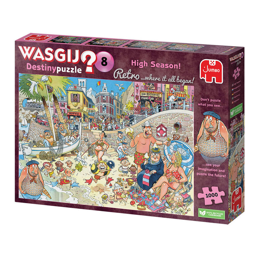 Jumbo Washij Retro Destiny 8 Jigsaw Puzzle - High Season!, 1000st.