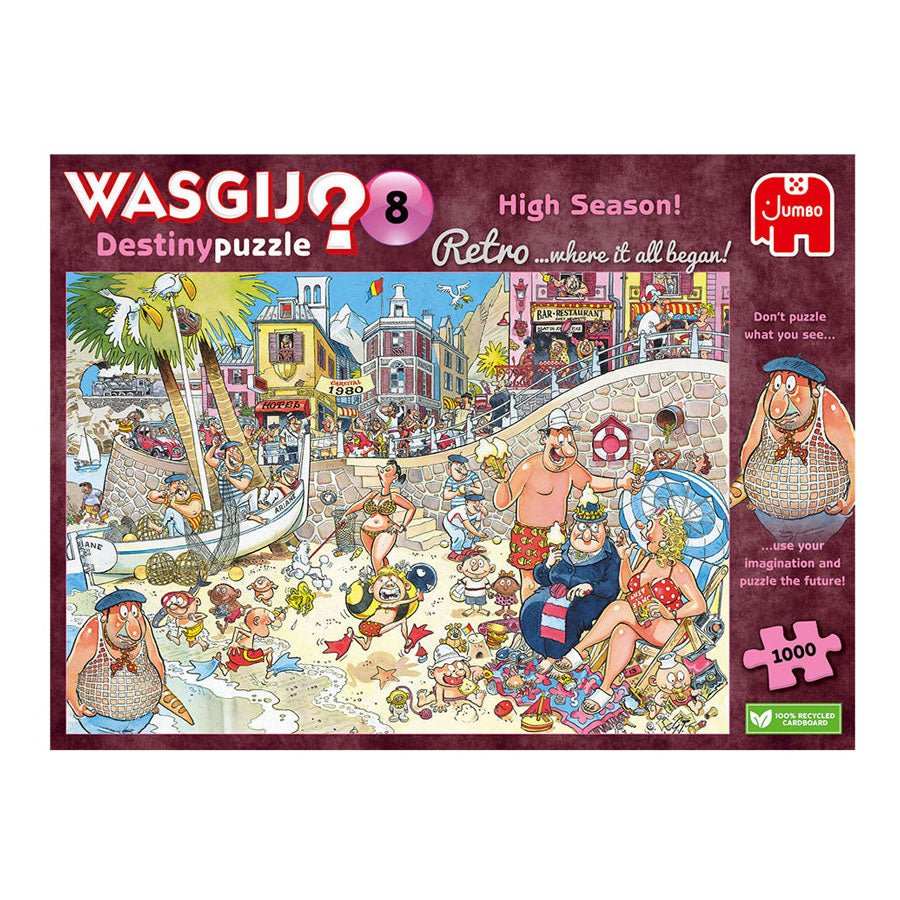 Jumbo Washij Retro Destiny 8 Jigsaw Puzzle - Hochsaison!, 1000st.