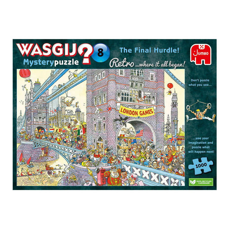 Jumbo washij retrò mistero 8 puzzle- l'ultimo ostacolo!, 1000st.