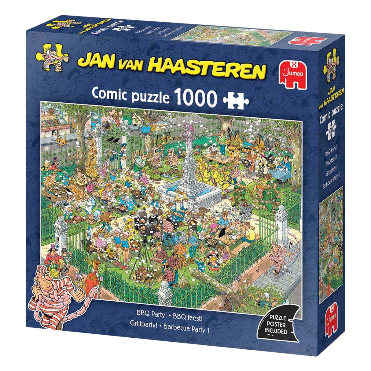 Jan van Haasteren jumbo puzzle JVH BBQ party! 1000pcs