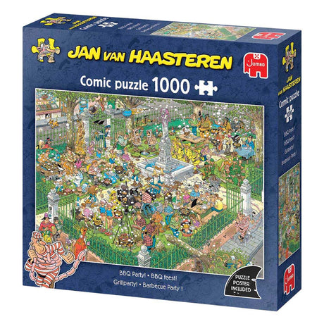 Jan van Haasteren jumbo puslespill JVH BBQ-fest! 1000 stk
