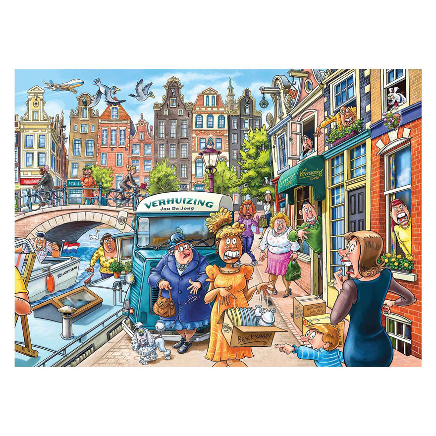 Wasgij original 45 - moving day! - 1000 piece puzzle - jigsaw puzzle