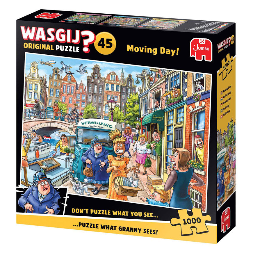 Wasgij original 45 - moving day! - 1000 piece puzzle - jigsaw puzzle