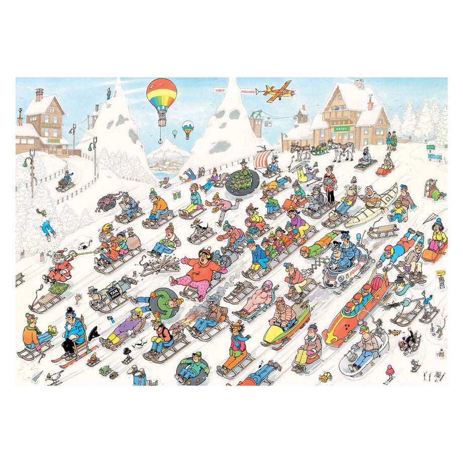 Jan van Haasteren jigsaw puzzle - from below!, 1000 pcs.
